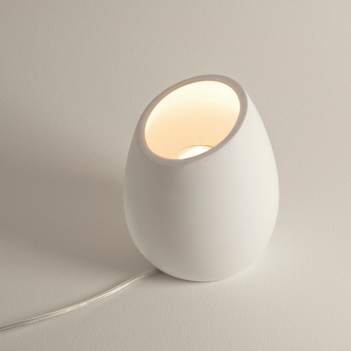Astro Limina white plaster floor uplighter – 170 mm height