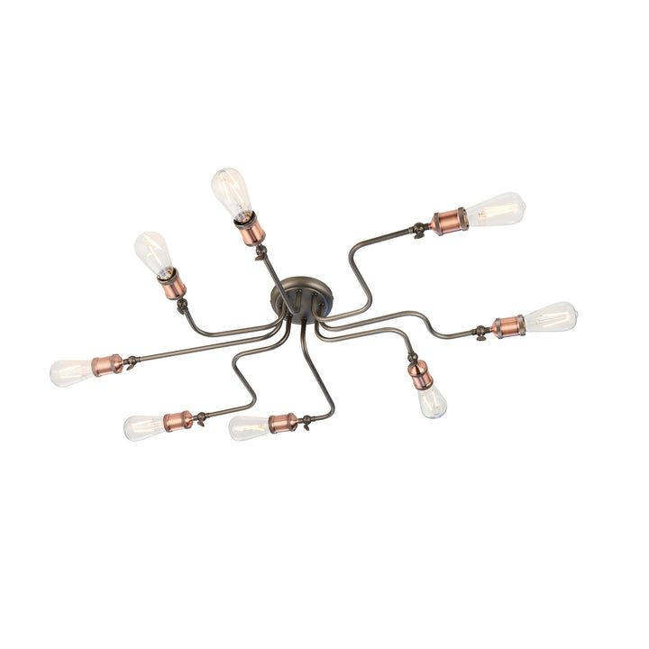 Hal 8lt semi flush Metal