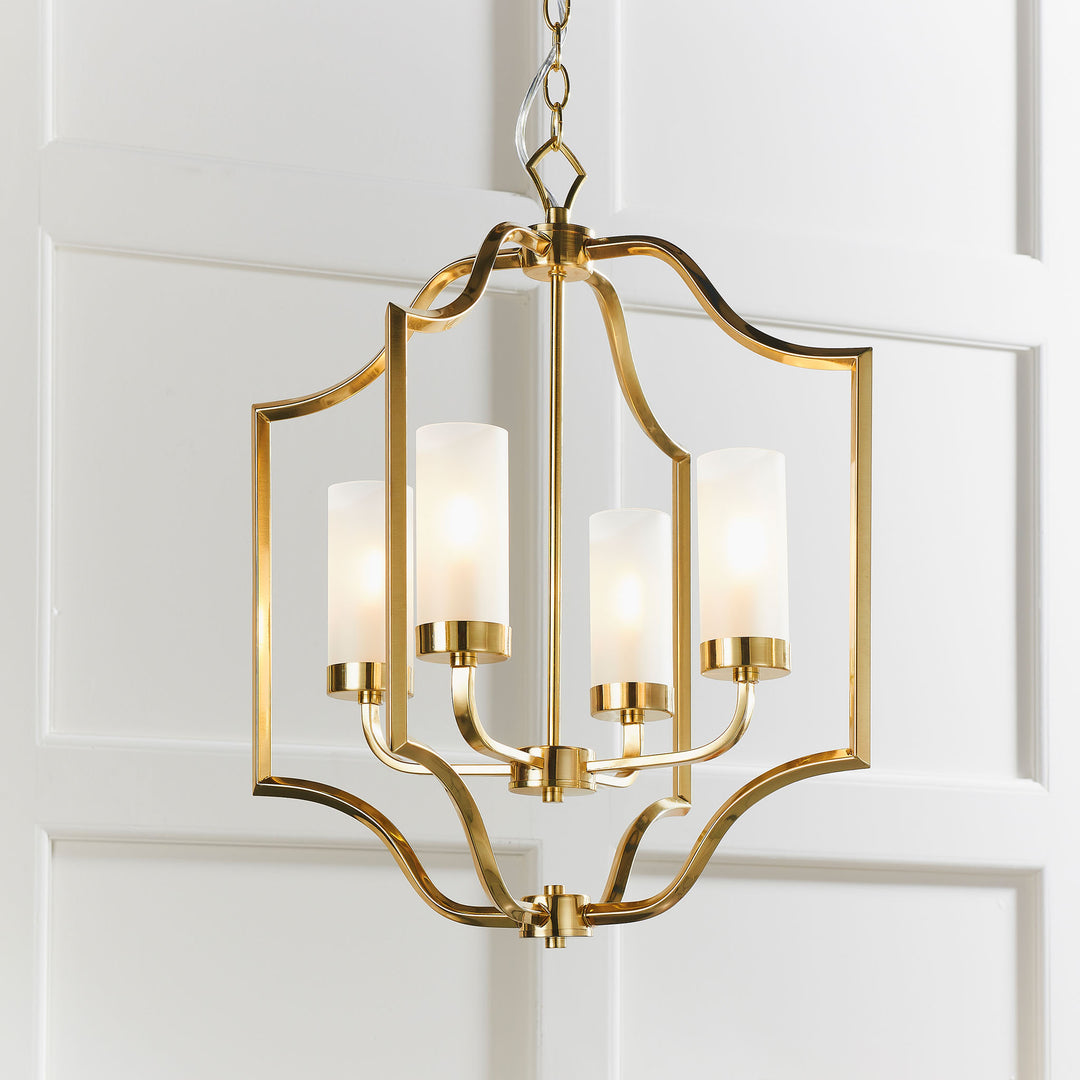 Edrea 4lt pendant Brass