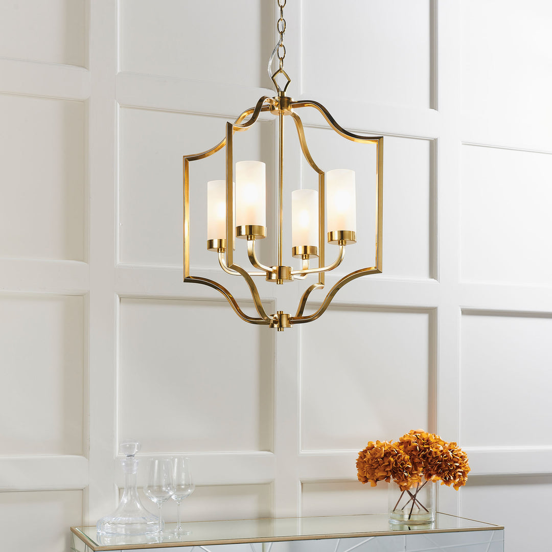 Edrea 4lt pendant Brass