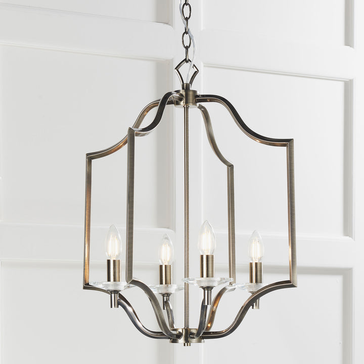 Lainey 4lt pendant Brass