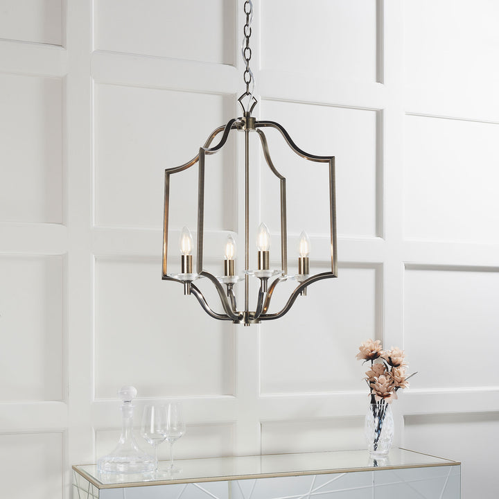 Lainey 4lt pendant Brass