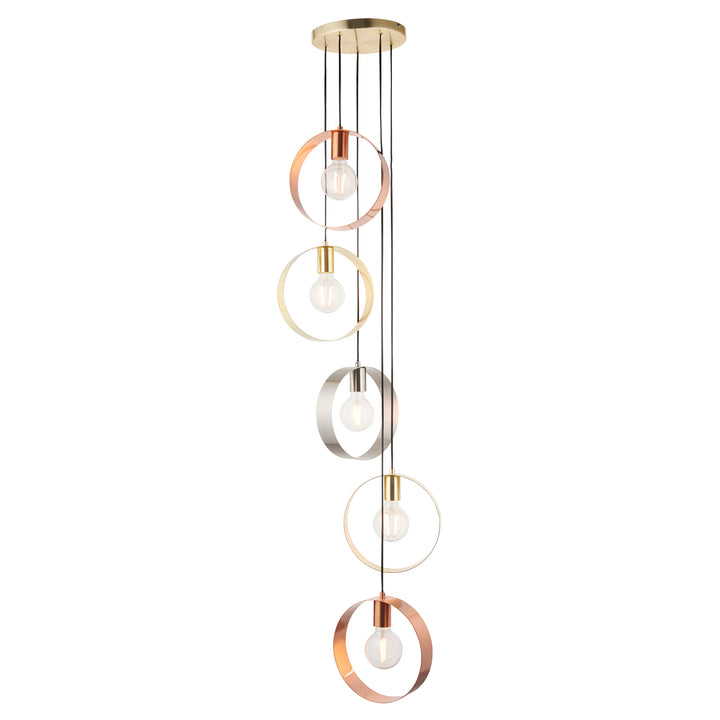 Hoop 5lt pendant Brass