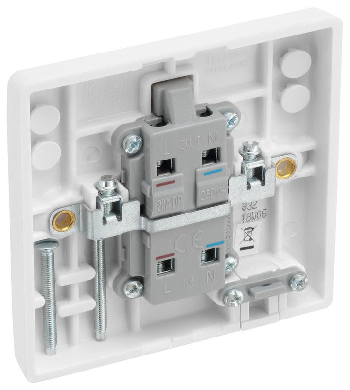 800 Series 20A Double Pole Switch with Flex Outlet - Prisma Lighting