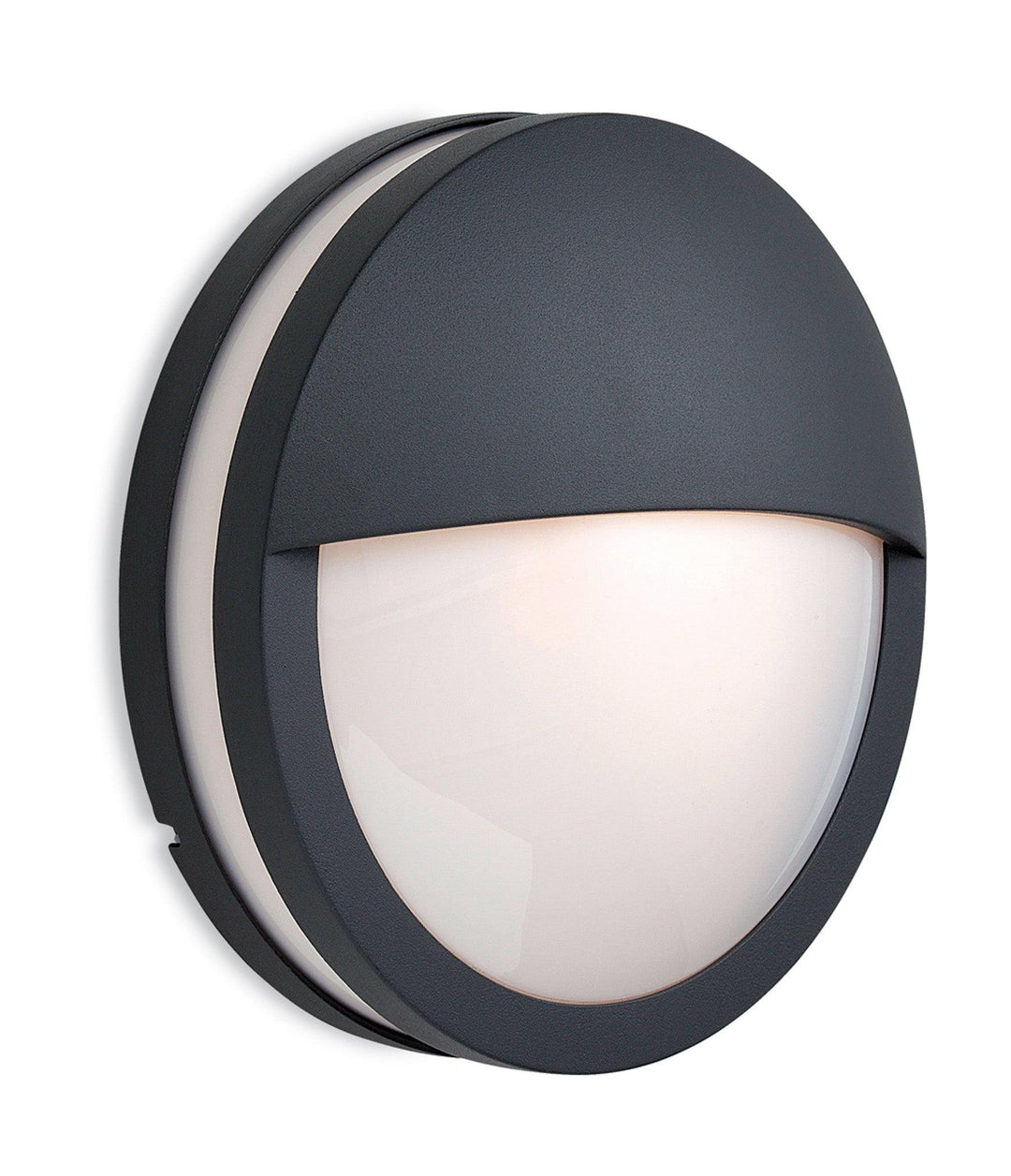 Zenith Wall/Flush Fitting Graphite with Opal Diffuser - Prisma Lighting