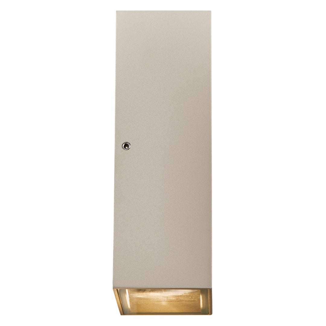 Rold Kubi Champagne Wall Light Sanded