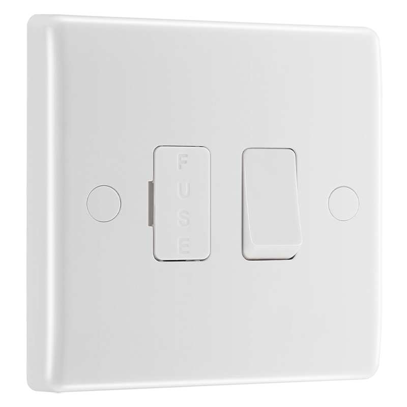 800 Series 13A Fused Connection Unit with Flex Outlet - Prisma Lighting