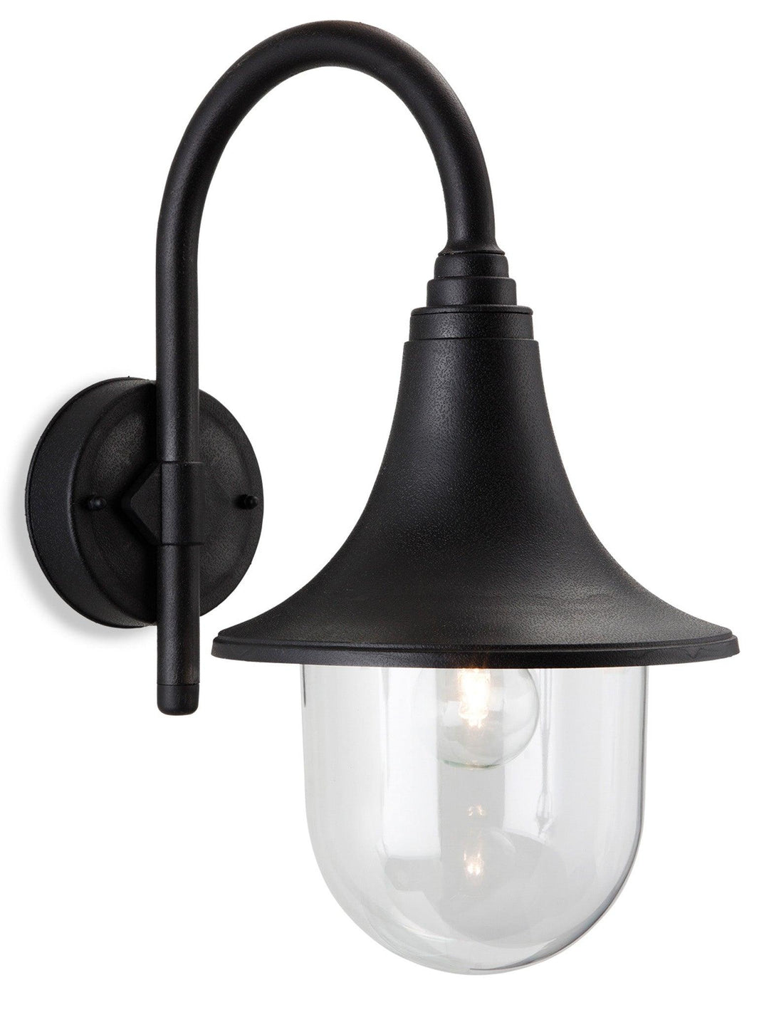 Astra Lantern - Wall Light Black Resin - Prisma Lighting