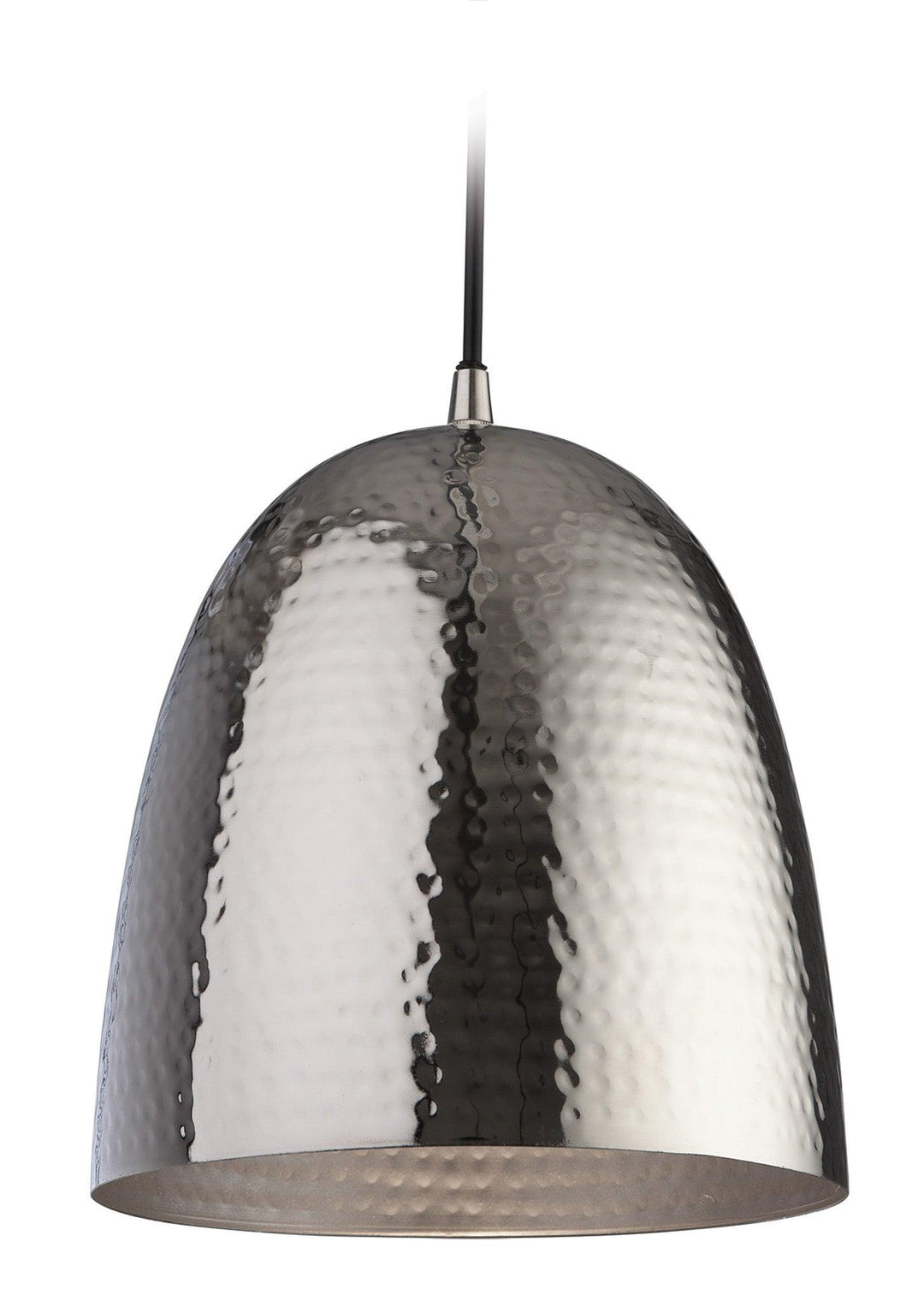 Assam Pendant Nickel with Matt Nickel Inside - Prisma Lighting