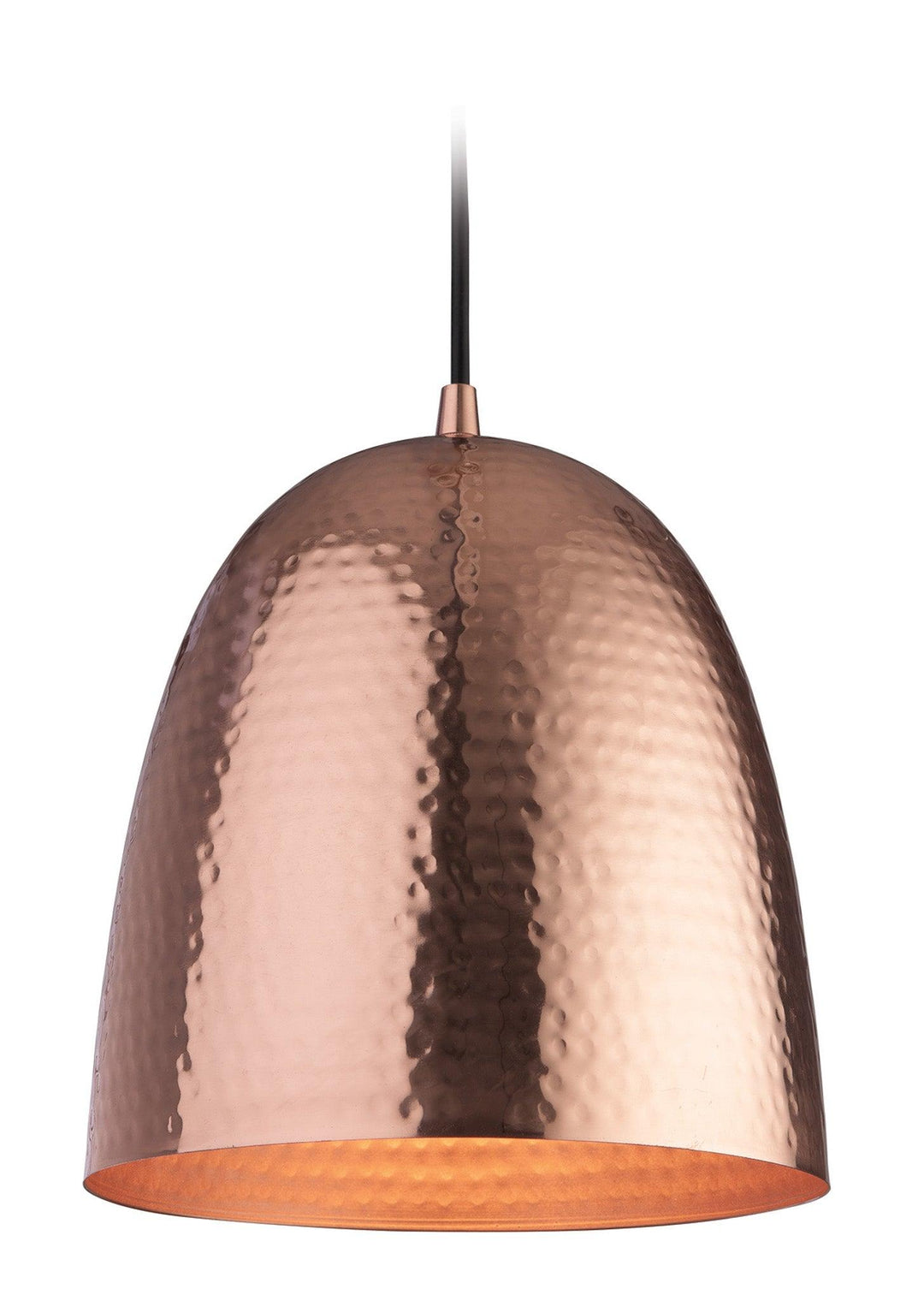 Assam Pendant Copper with Matt Copper Inside - Prisma Lighting