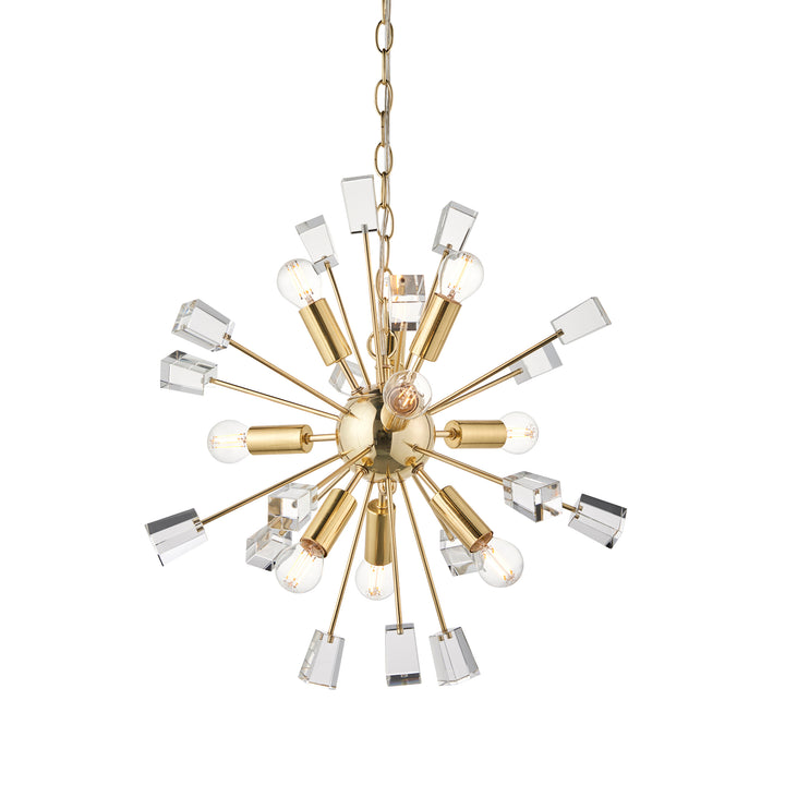 Miro 9lt pendant Brass