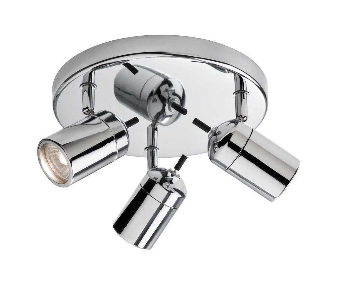 Atlantic 3 Light Flush Chrome - Prisma Lighting