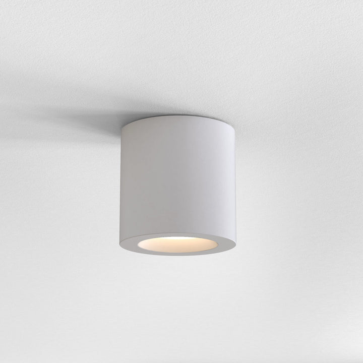 Astro Kos II round surface downlight in Matt White, 85 mm