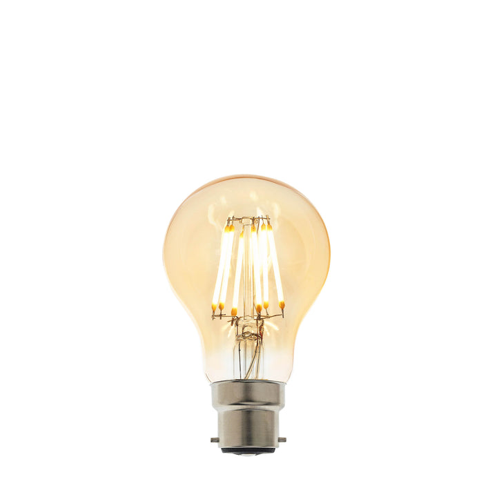 B22 LED filament GLS Amber