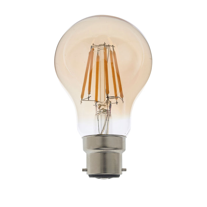 B22 LED filament GLS Amber