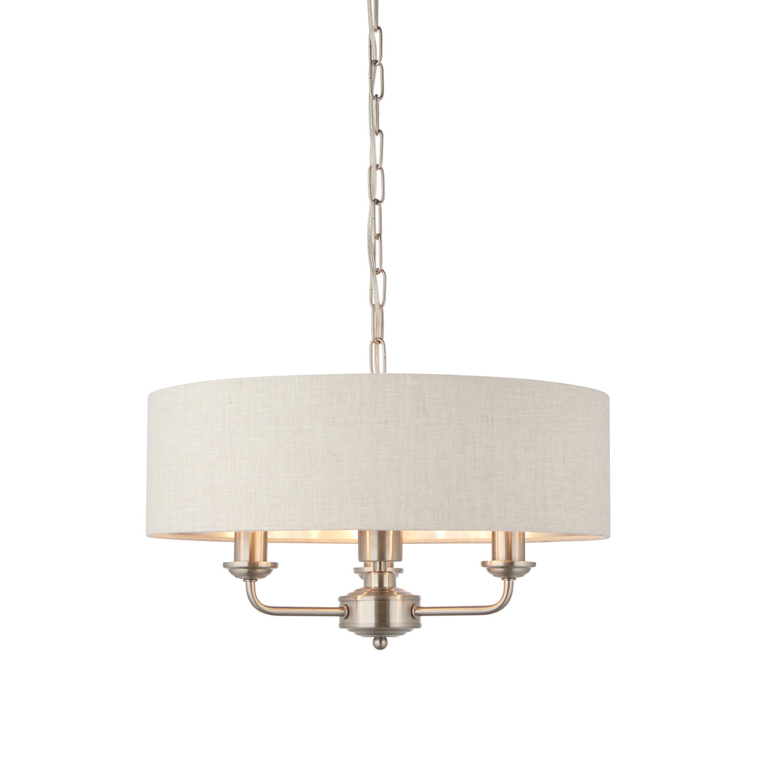 Highclere 3lt pendant Chrome