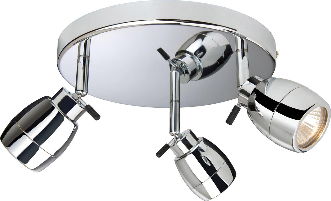 Marine 3 Light Flush Chrome - Prisma Lighting