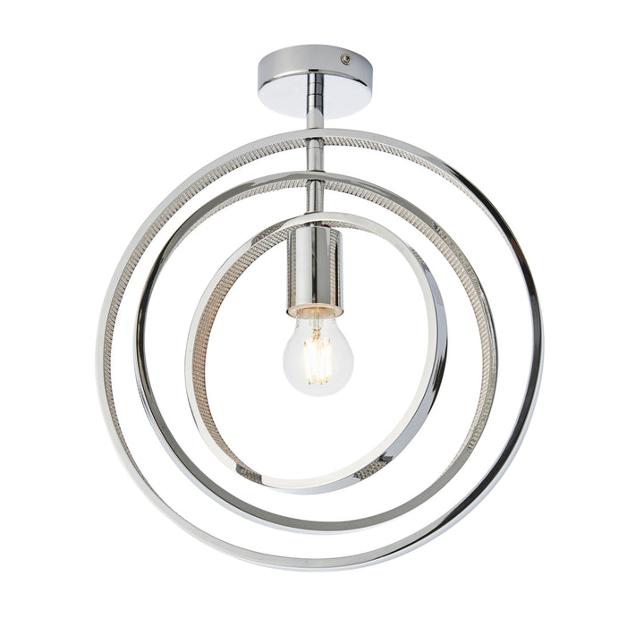 Merola Semi flush Chrome