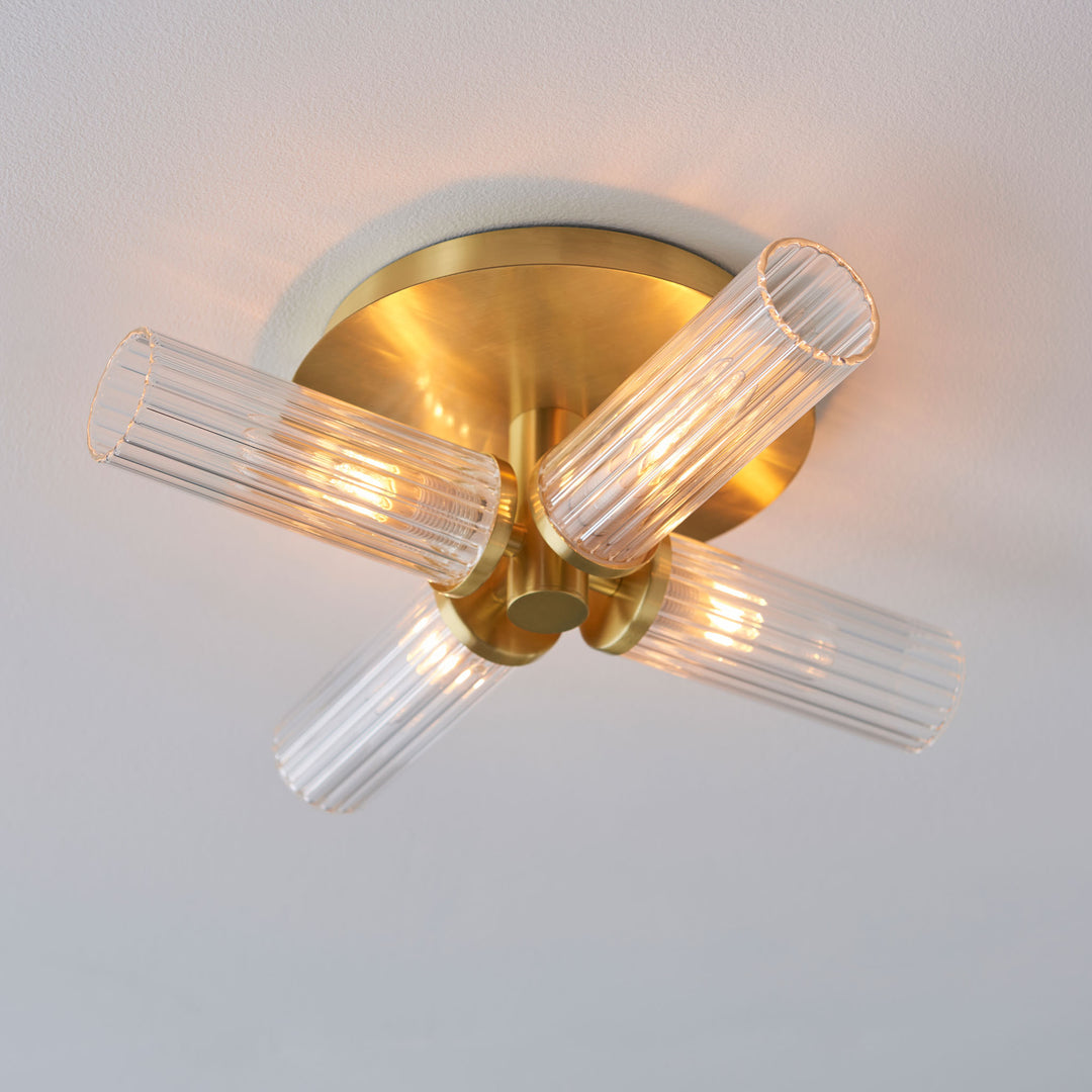 Talo 4lt Semi Flush Brass