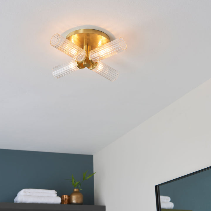 Talo 4lt Semi Flush Brass