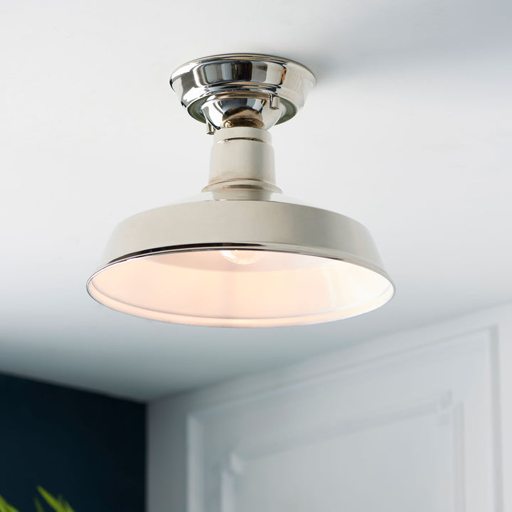 Darton Semi flush Nickel