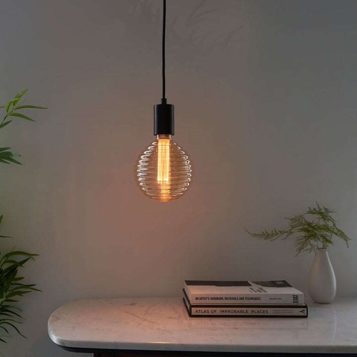 Beehive E27 LED Amber