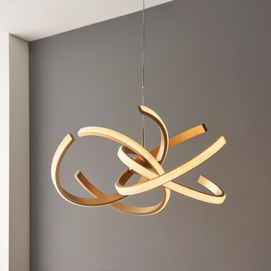 Lorenzo 4lt pendant Gold