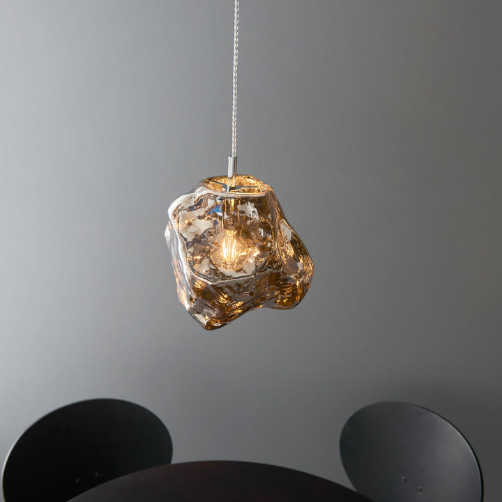 Rock Pendant Chrome