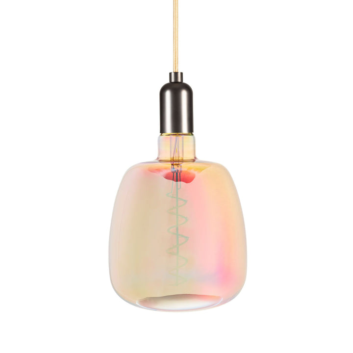 Iridescent Light Bulb Bottle