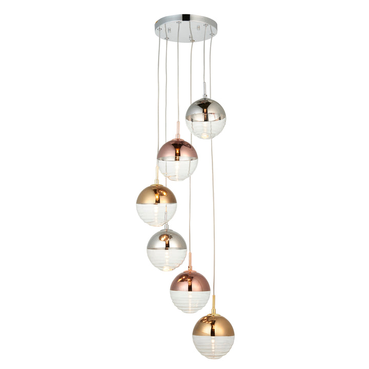 Paloma 6lt Pendant Chrome