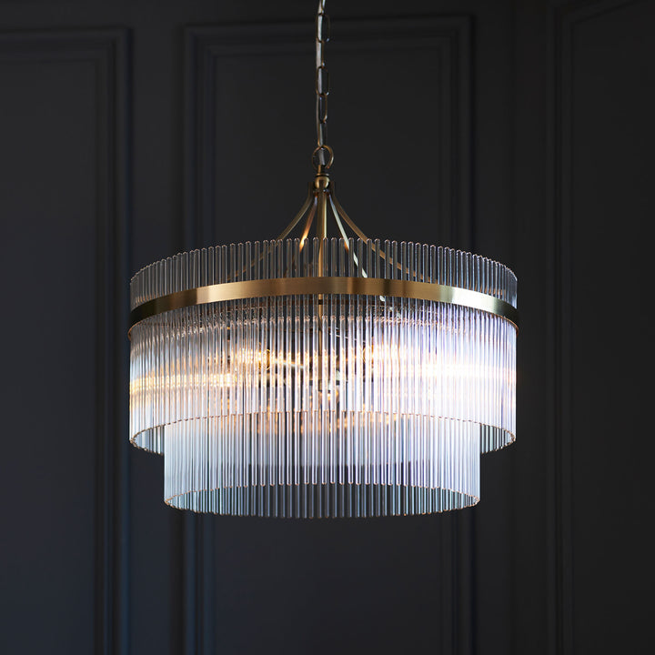 Marietta 5lt Pendant Brass