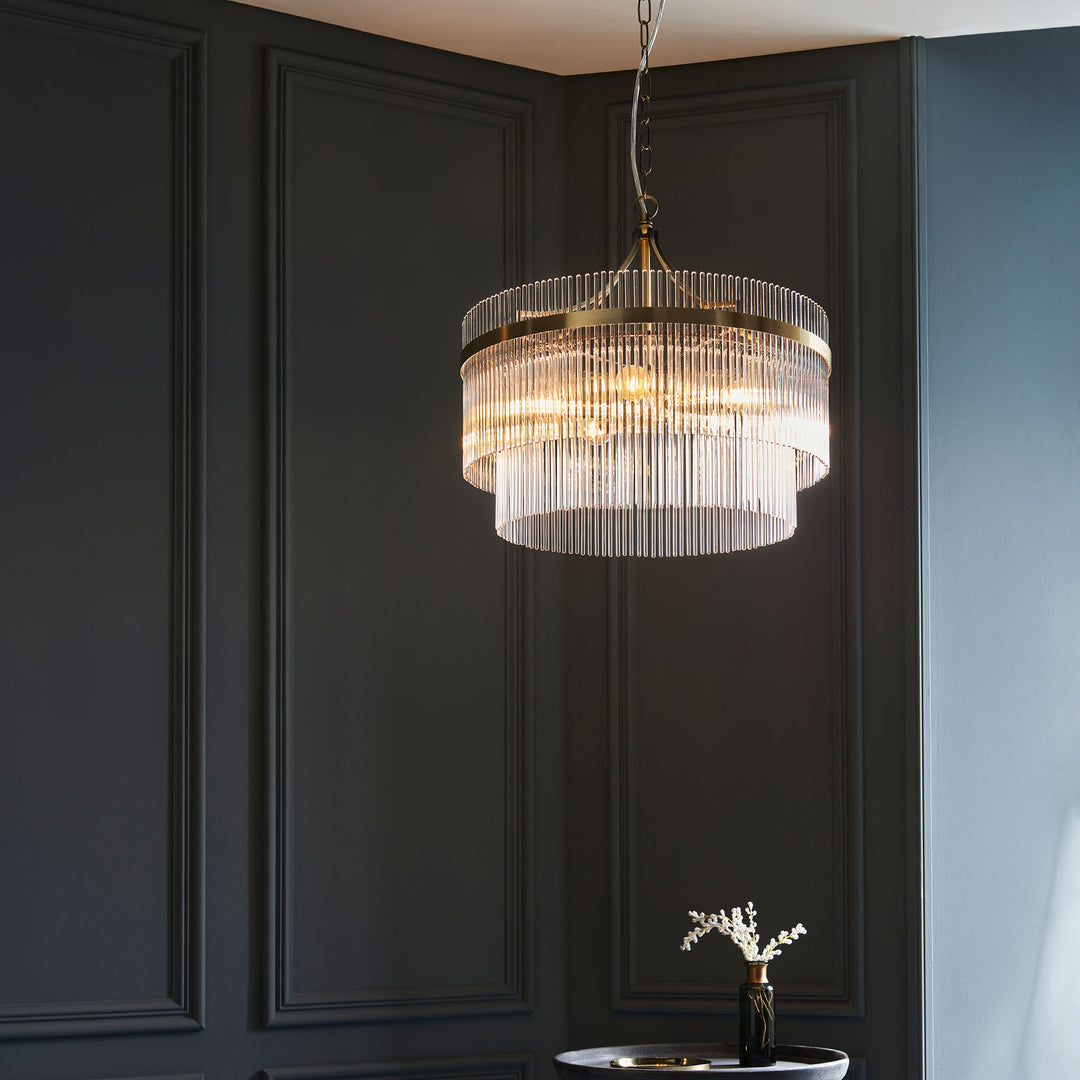 Marietta 5lt Pendant Brass