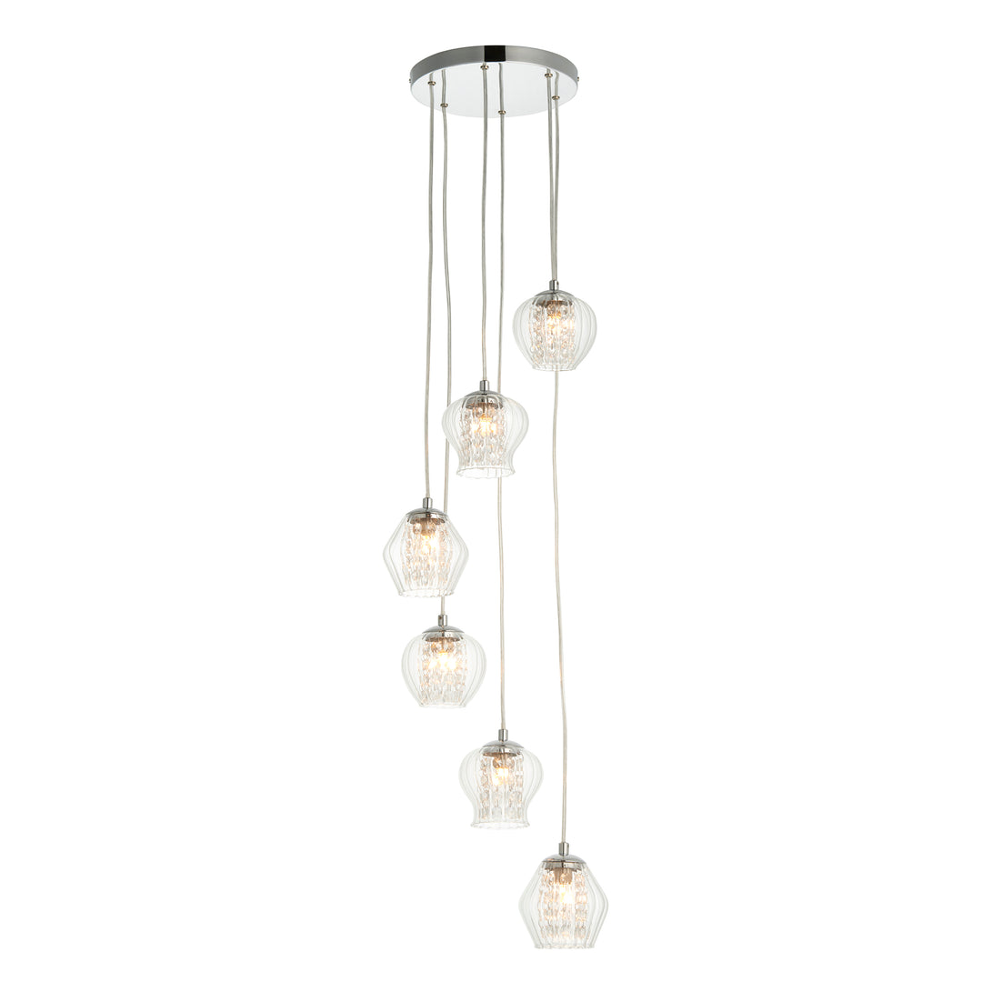 Mesmer 6lt Pendant Chrome