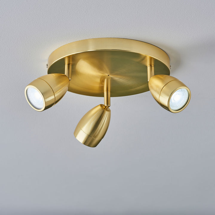 Porto 3lt Spotlight Brass