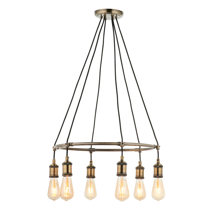 Hal 6lt pendant Brass