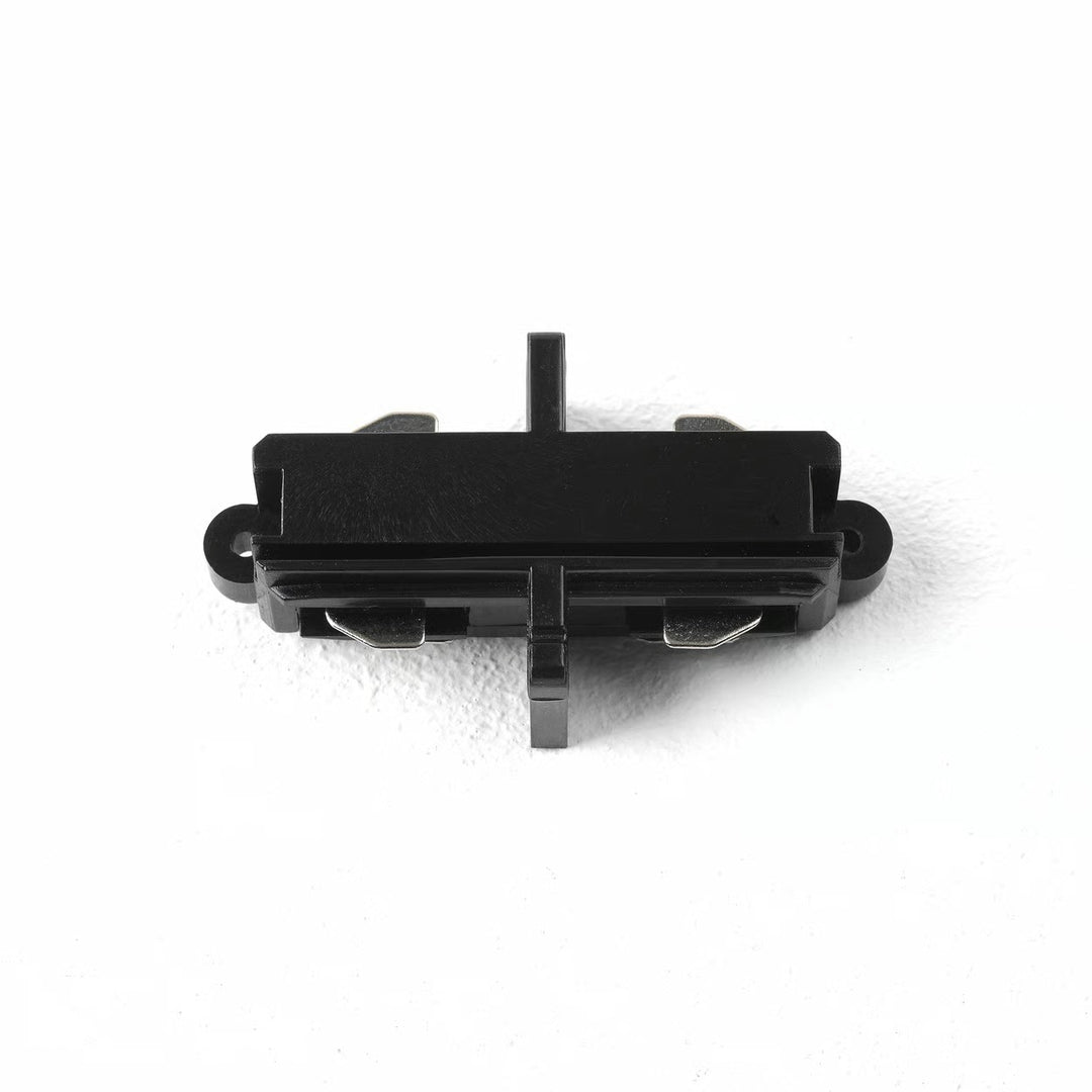 Astro End-to-End Connector in Matt Black joining two track sections
