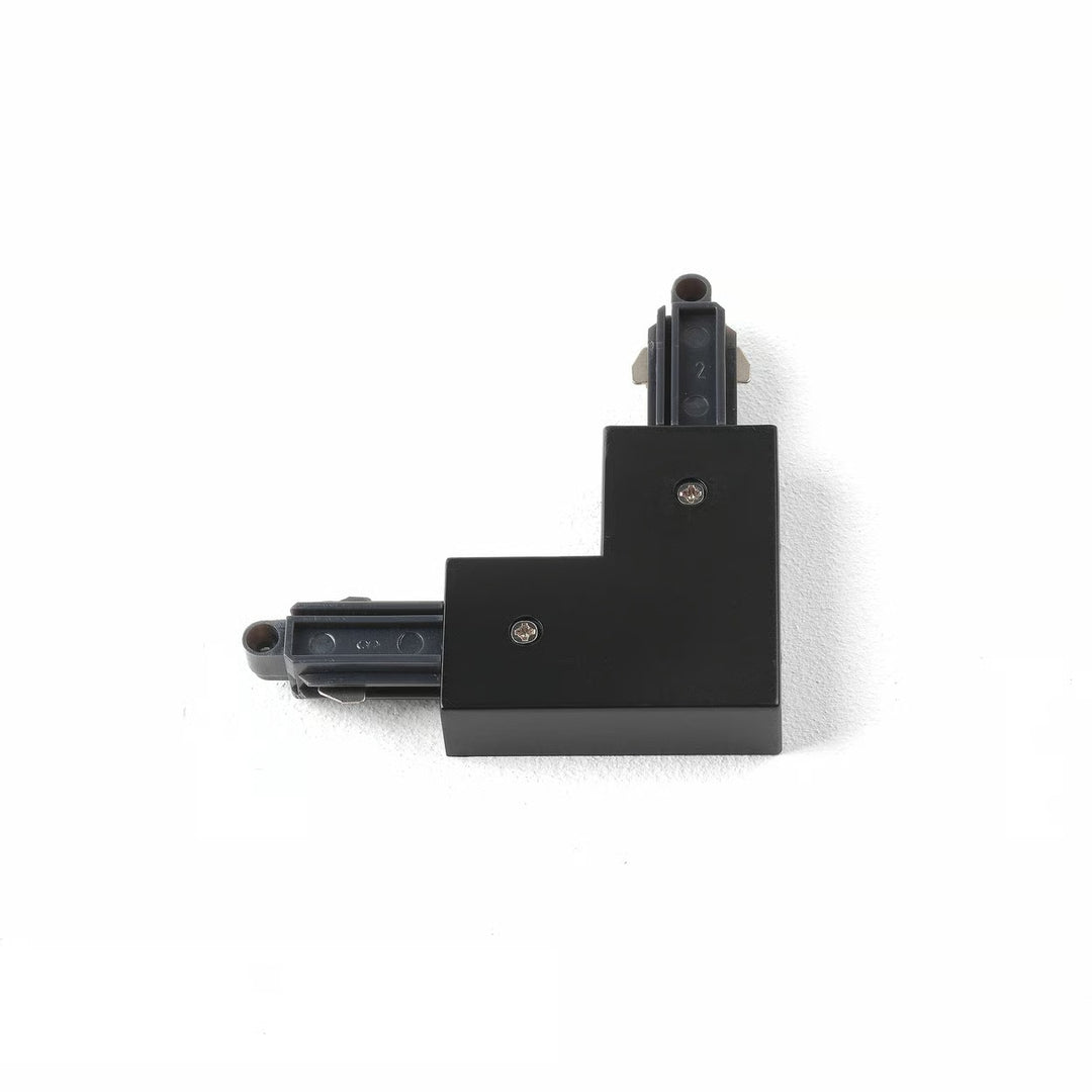 Astro Left 90° Corner Connector in Matt Black finish