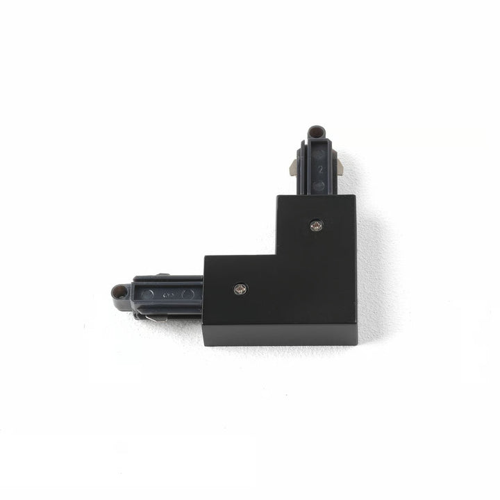 Astro Left 90° Corner Connector in Matt Black finish