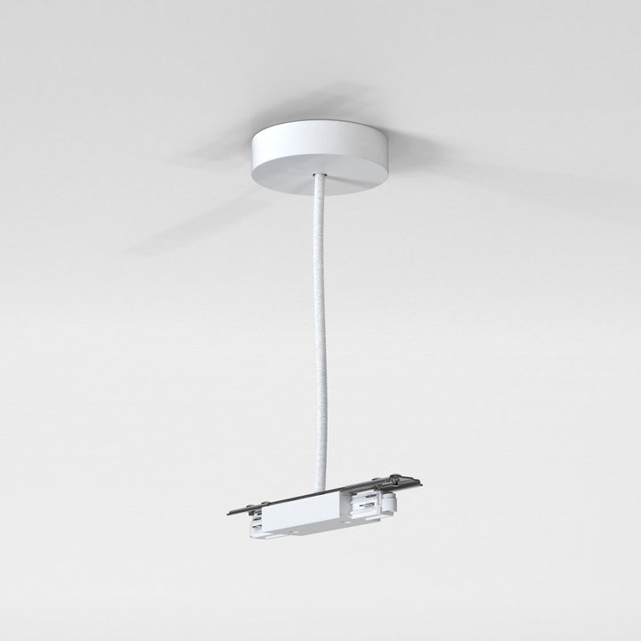 Astro Track Suspension Central Live Supply in Matt White, canopy detail