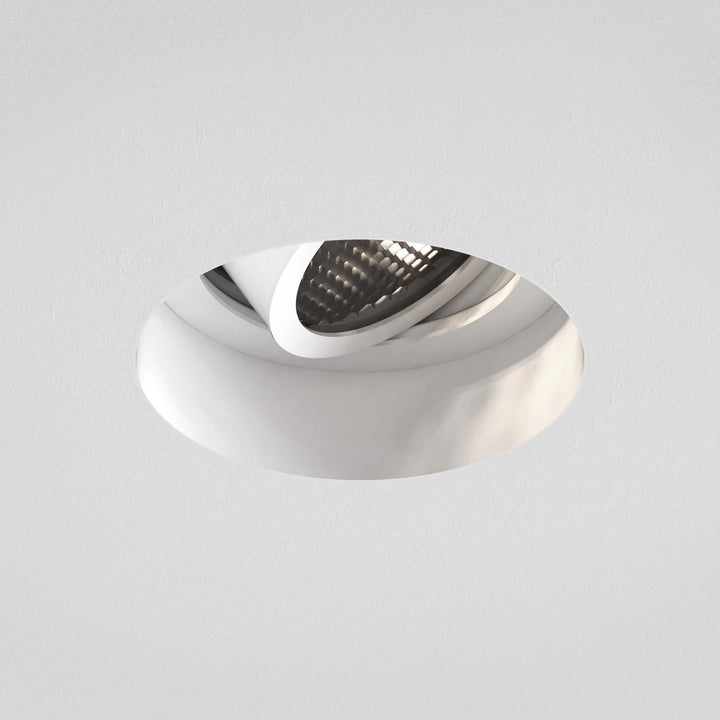 Astro Trimless Slimline Round Adjustable Fire-Rated downlight flush in ceiling