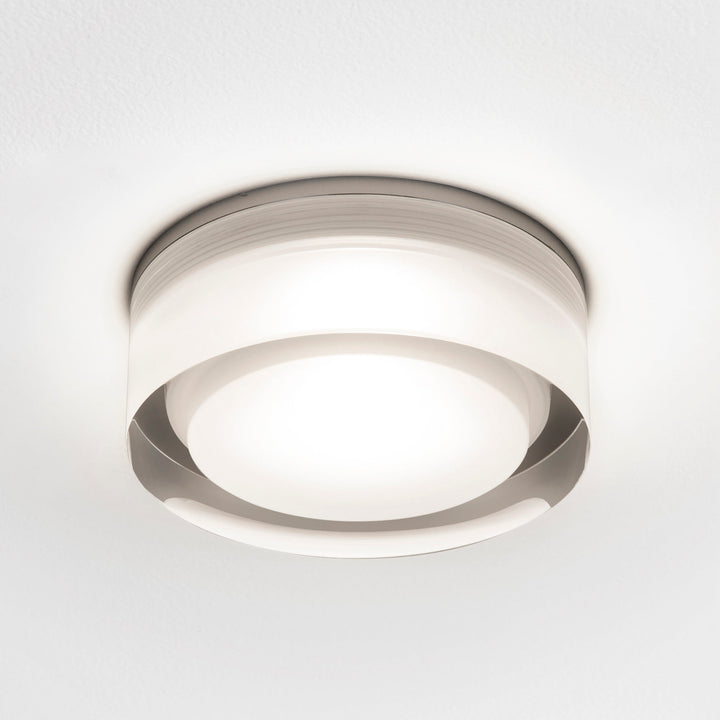Astro Vancouver Round 90 LED recessed downlight with clear acrylic diffuser