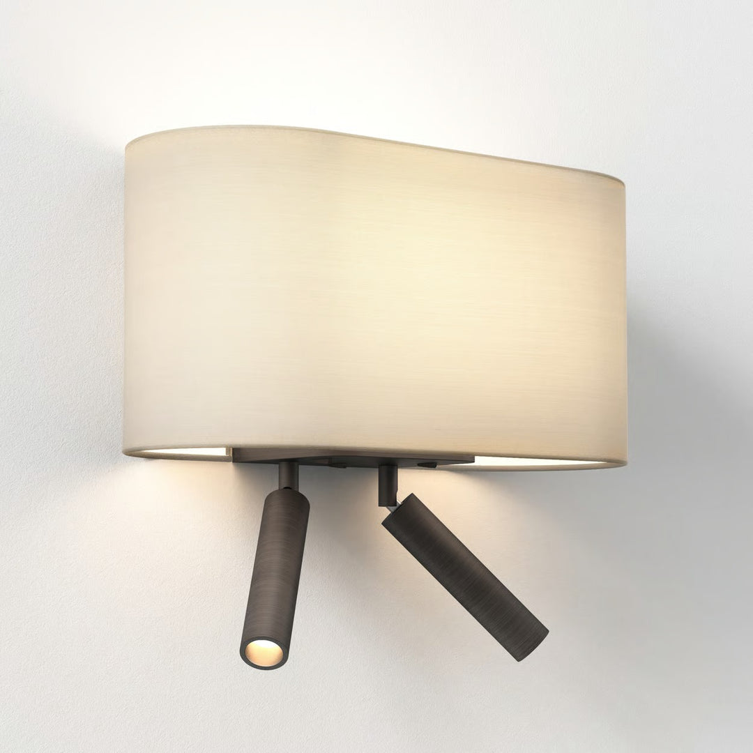 Astro Venn Reader Twin wall light in Bronze