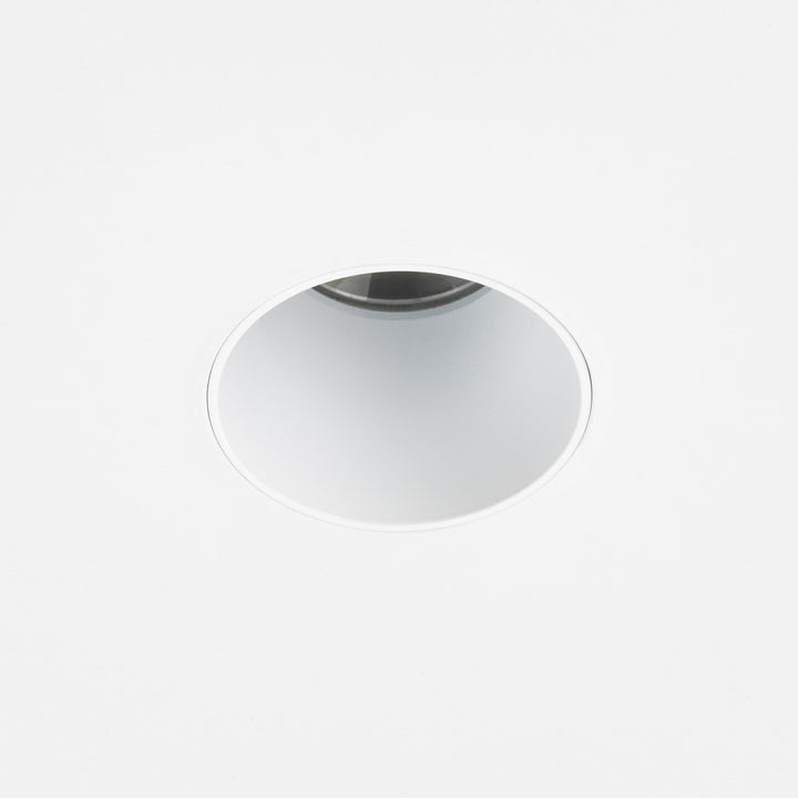 Astro Void 55 downlight in matt white, flush with ceiling