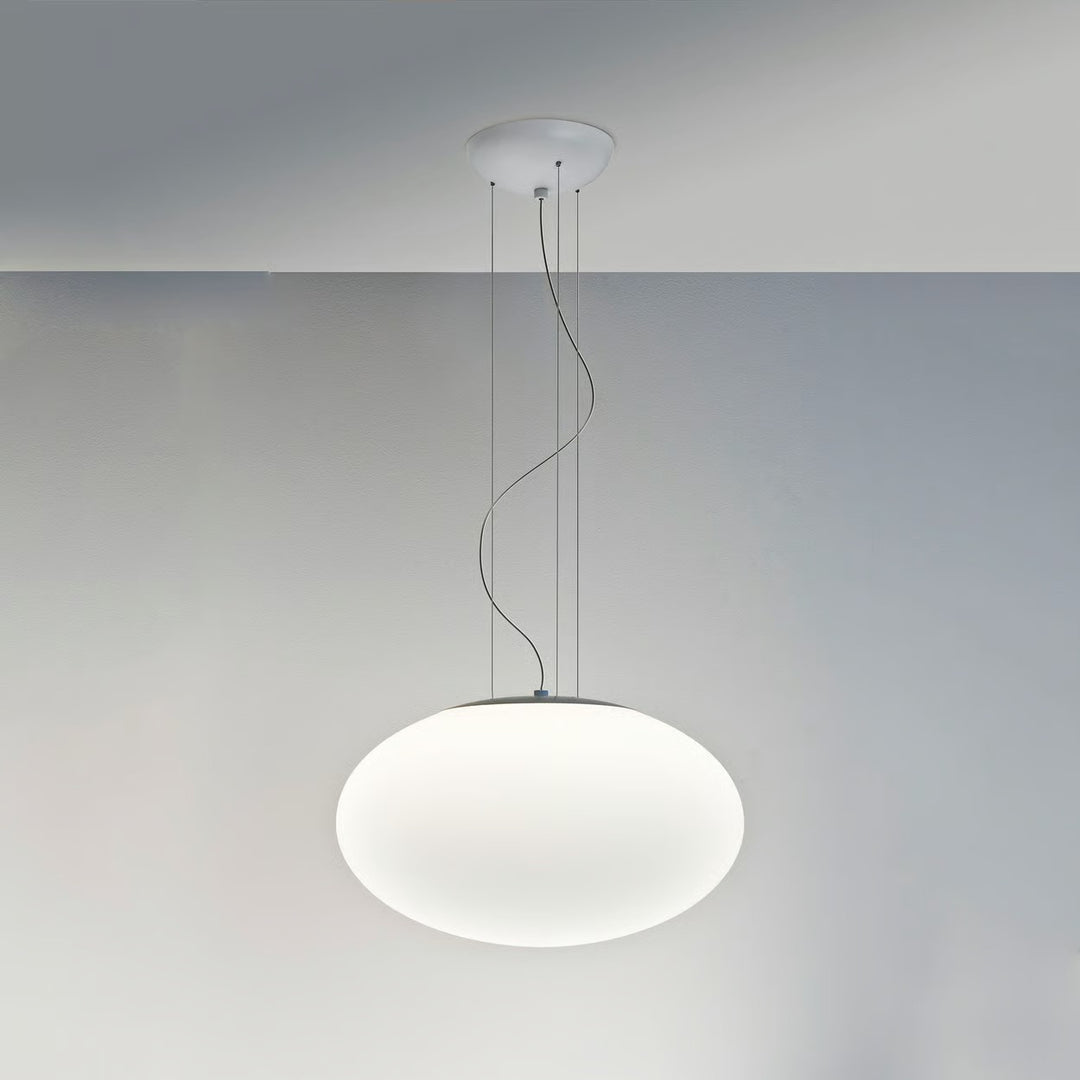 Astro Zeppo Pendant 400 in matt white, side view