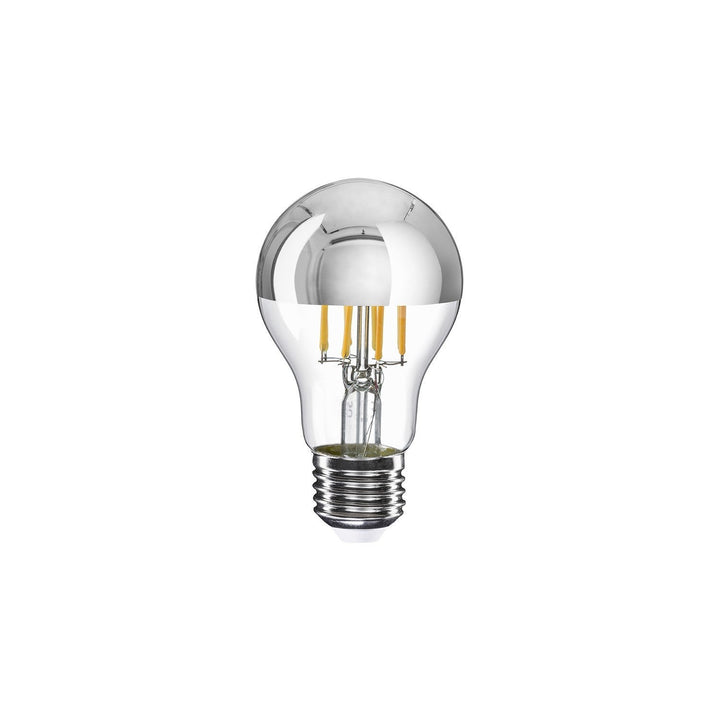 LED Filament Standard A60 7W 650LM E27 Half Cup Silver 2700K Dimmable