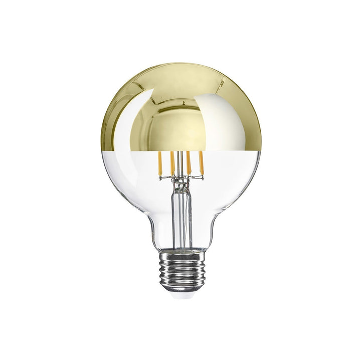 LED Filament Large Globe G95 7W 650LM E27 Half Cup Gold 2700K Dimmable