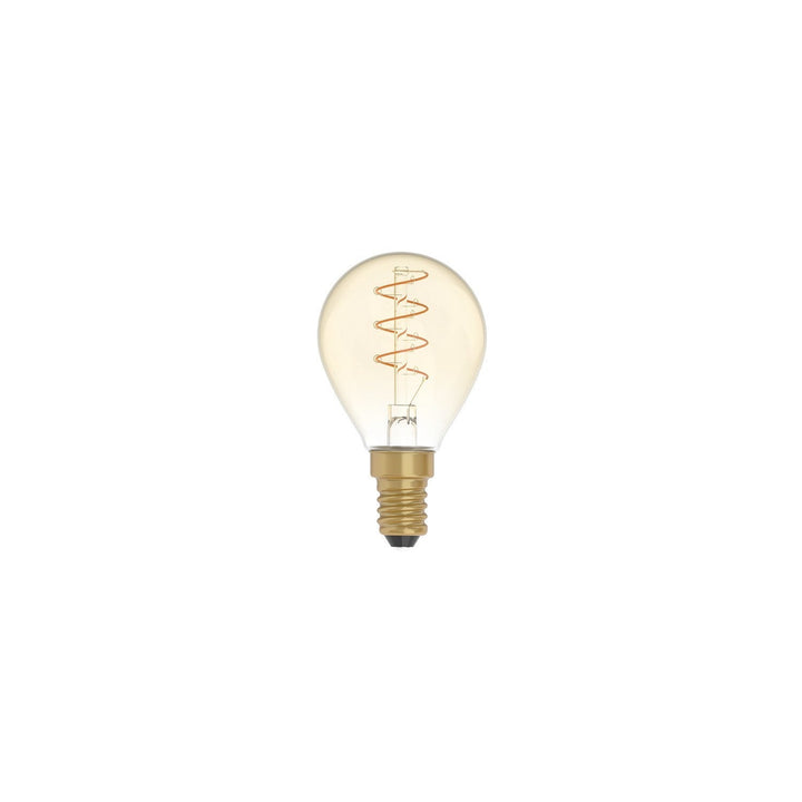 LED Carbon Vintage Spiral Bulb G45 2.2W 136LM E14 Gold 1800K Dimmable