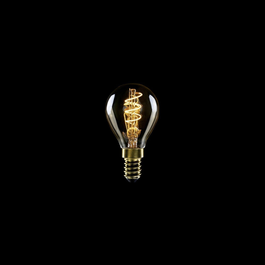 LED Carbon Vintage Spiral Bulb G45 2.2W 136LM E14 Gold 1800K Dimmable