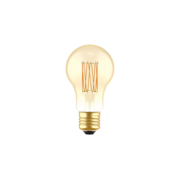 LED Carbon Vintage Cage Bulb A60 7W 640LM E27 Gold 2700K Dimmable