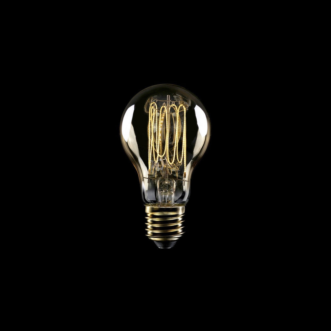 LED Carbon Vintage Cage Bulb A60 7W 640LM E27 Gold 2700K Dimmable